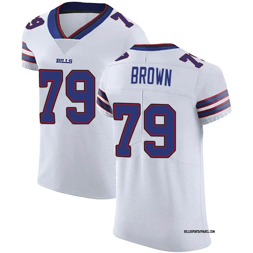 Elite White Men's Spencer Brown Buffalo Bills Vapor Untouchable Jersey