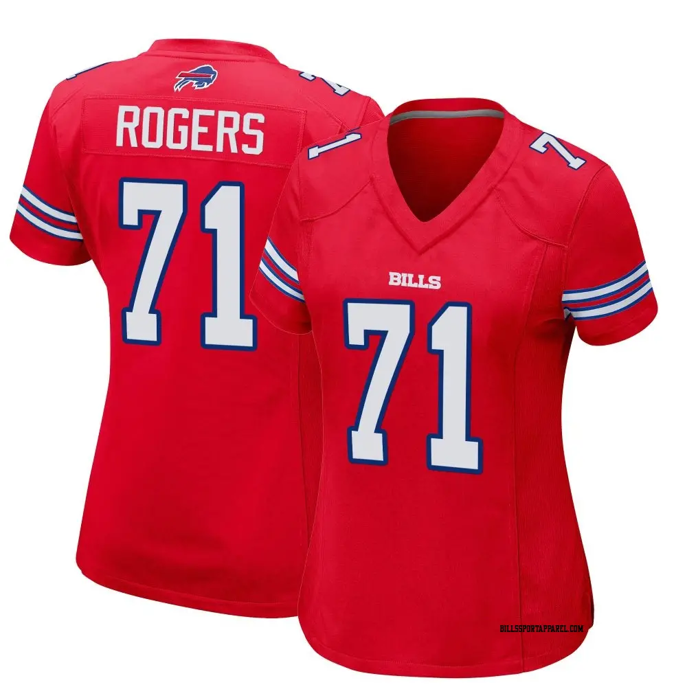 Game Red Women's Casey Rogers Buffalo Bills Alternate Jersey
