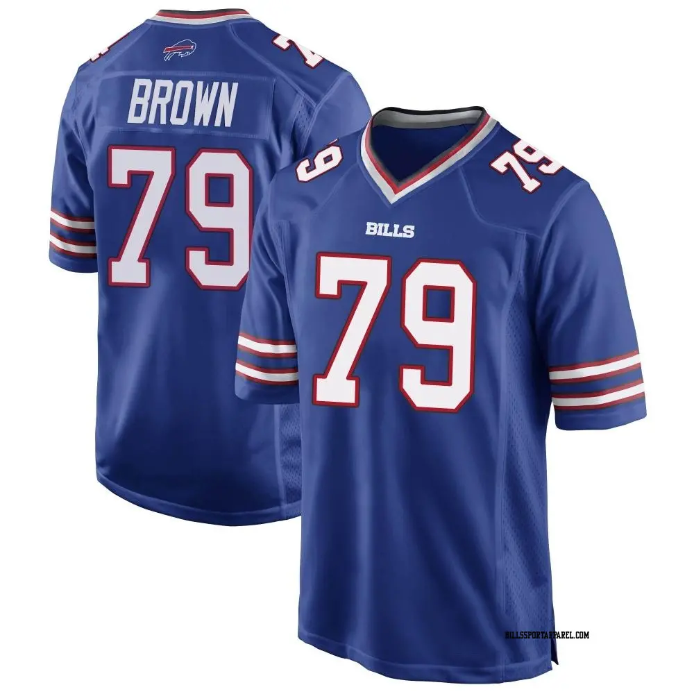 Game Royal Blue Men's Spencer Brown Buffalo Bills Team Color Jersey