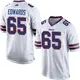 Game White Men's Mike Edwards Buffalo Bills Jersey