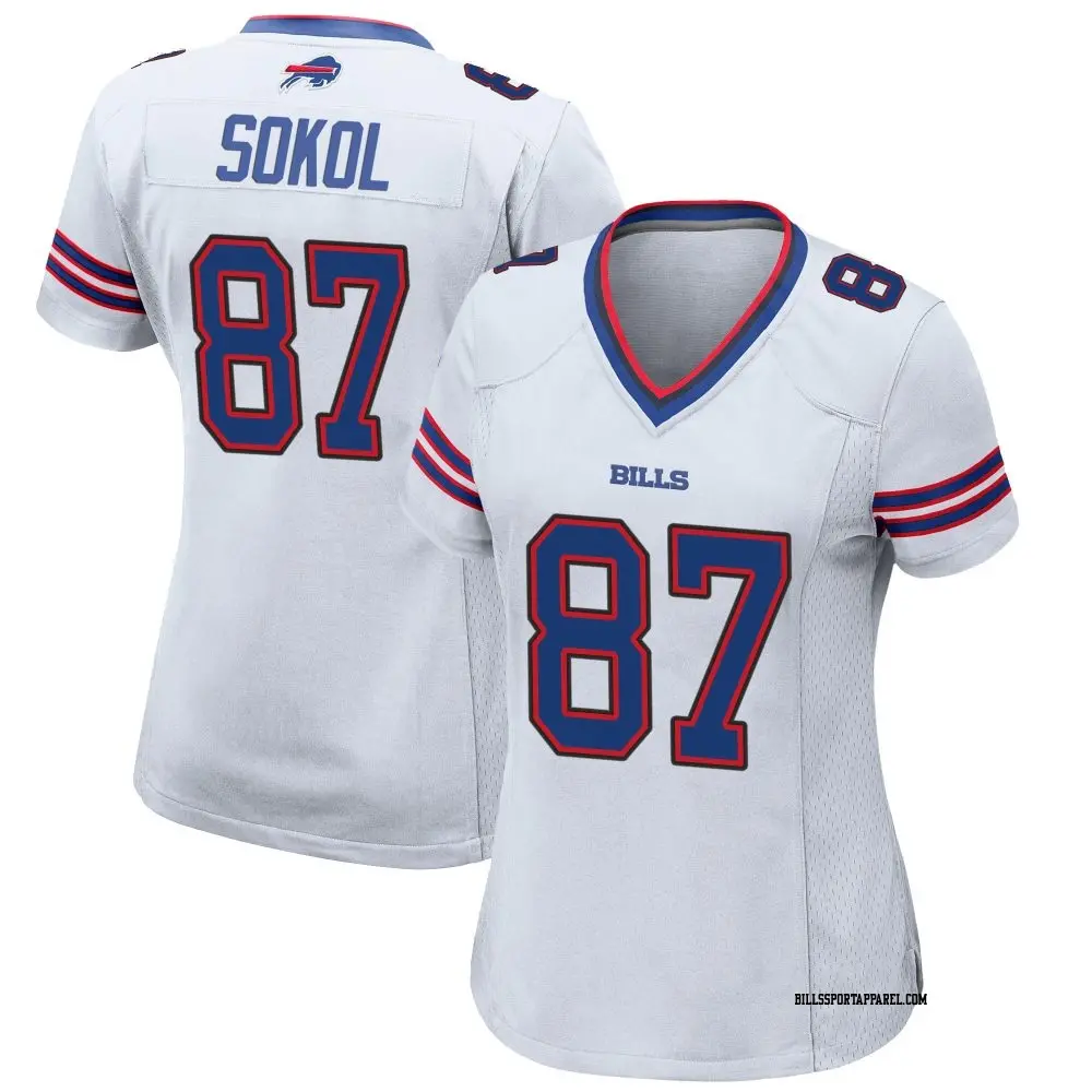 Game White Women's Matt Sokol Buffalo Bills Jersey
