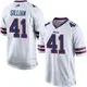 Game White Youth Reggie Gilliam Buffalo Bills Jersey