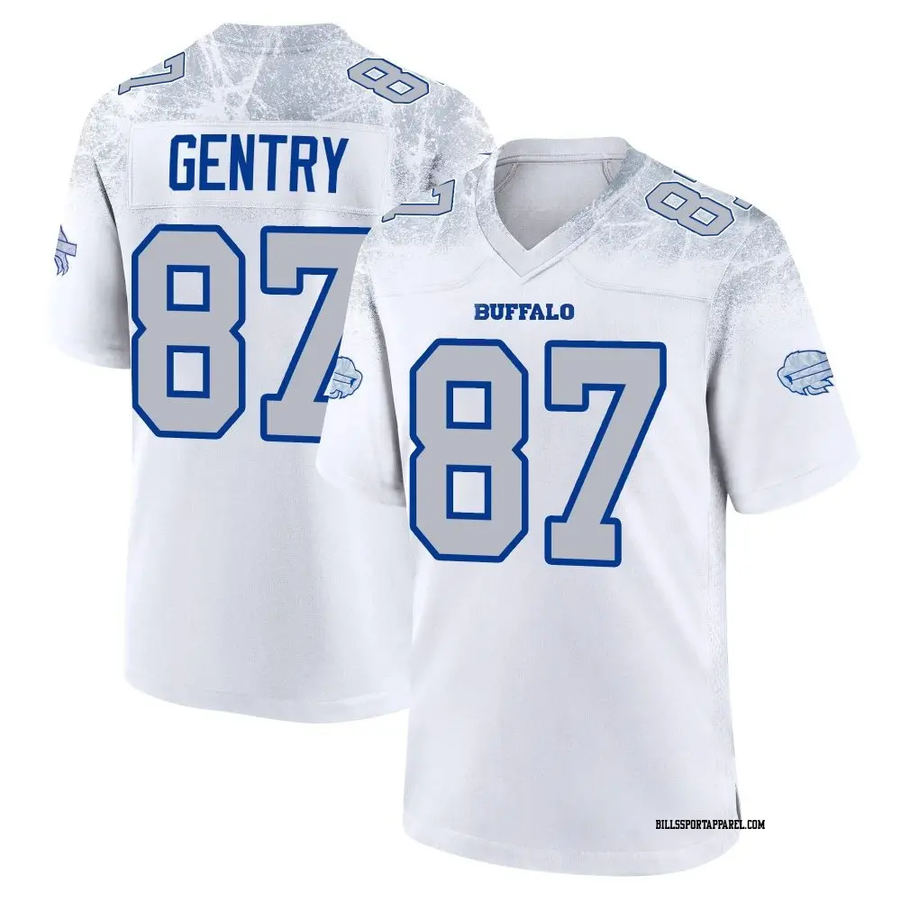 Game White Youth Tanner Gentry Buffalo Bills 2025 Rivalries Collection Jersey