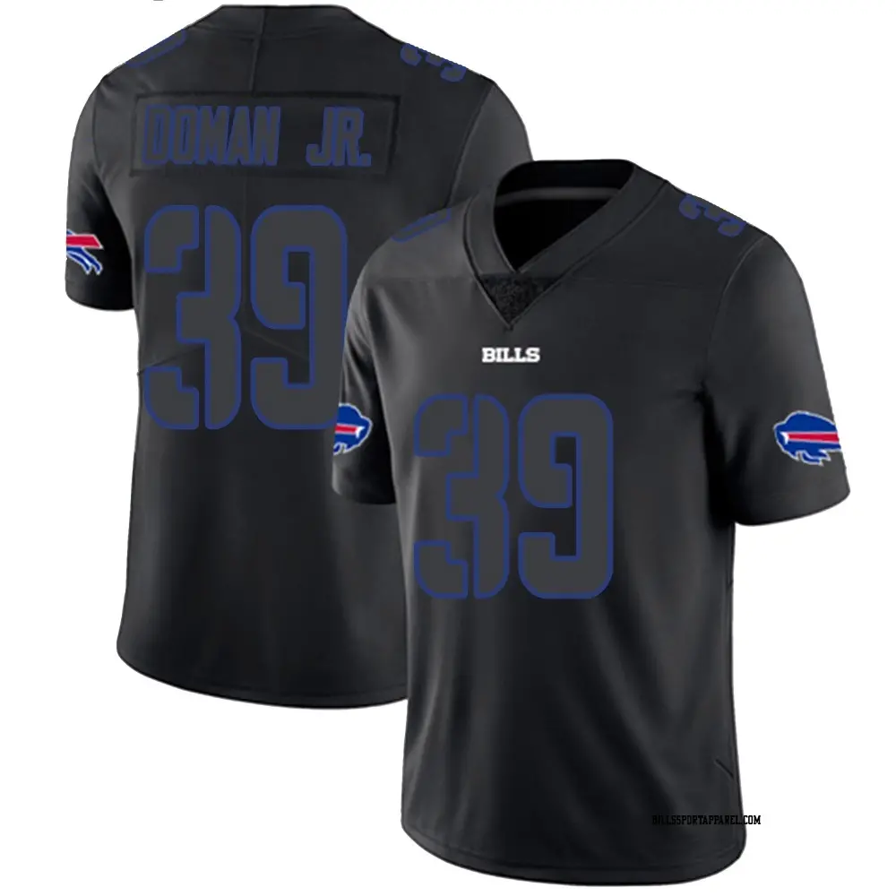 Limited Black Impact Youth Tommy Doman Jr. Buffalo Bills Jersey