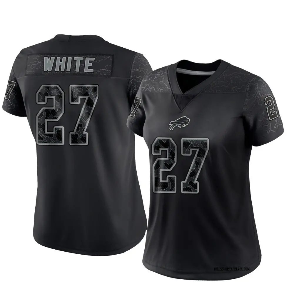 Limited Black Women's Tre'Davious White Buffalo Bills Reflective Jersey
