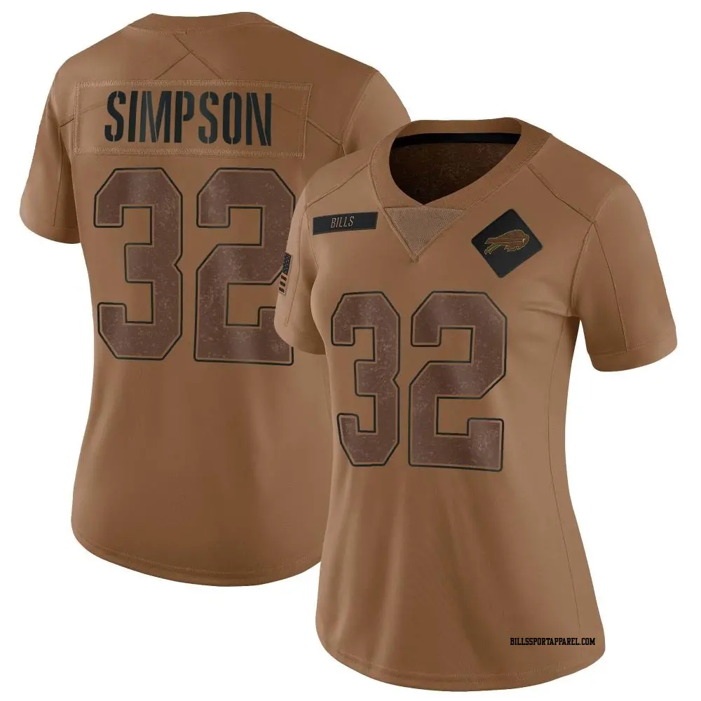 Limited White Youth O. J. Simpson Buffalo Bills Vapor Limited White Youth O. J. Simpson Buffalo Bills Vapor