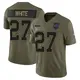 Limited Olive Youth Tre'Davious White Buffalo Bills 2025 Salute to Service Jersey