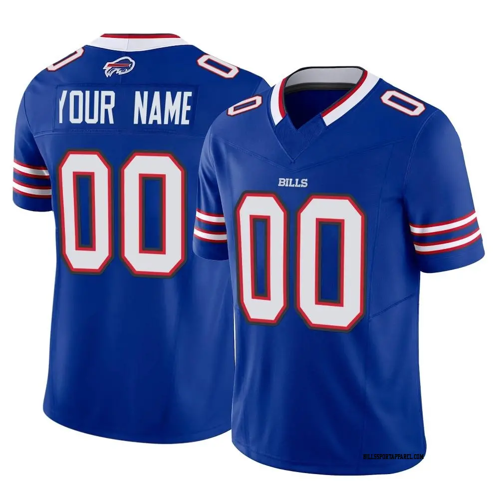 Limited Royal Men's Custom Buffalo Bills Vapor F.U.S.E. Jersey