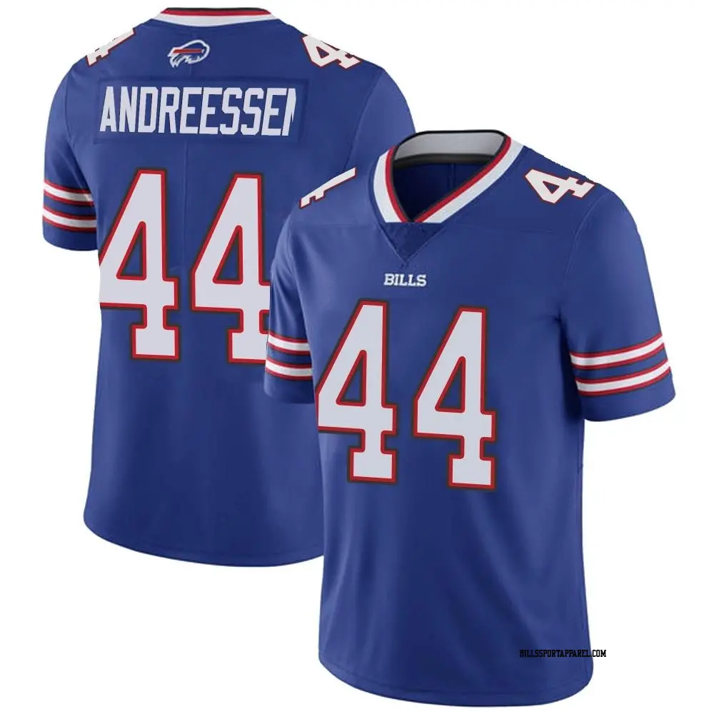 Limited Royal Youth Joe Andreessen Buffalo Bills Team Color Vapor Untouchable Jersey